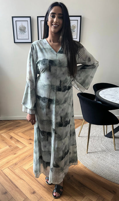 SiSi Tie Dye Maxi Dress